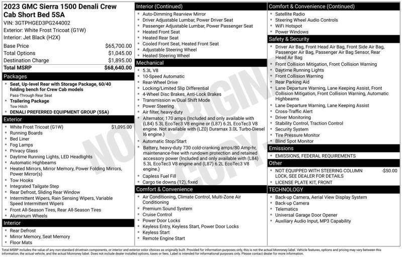 2023 GMC Sierra 1500 Denali