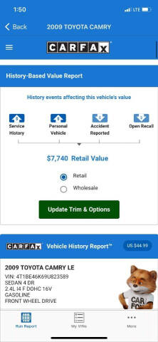 2009 Toyota Camry for sale at Carsland KC in Kansas City MO