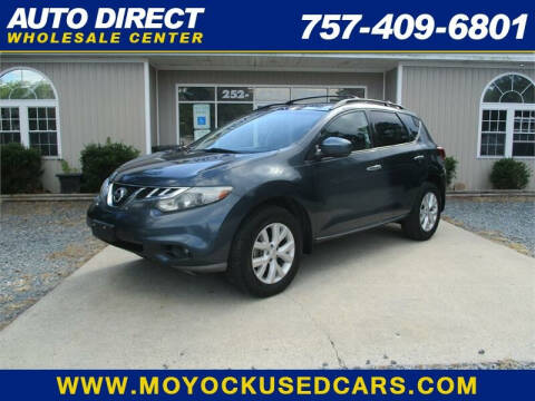 2011 Nissan Murano for sale at Auto Direct Wholesale Center in Moyock NC