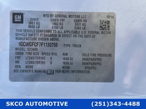 2015 Chevrolet Express 2500