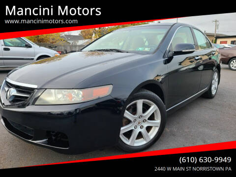 2004 Acura TSX for sale at Mancini Motors in Norristown PA