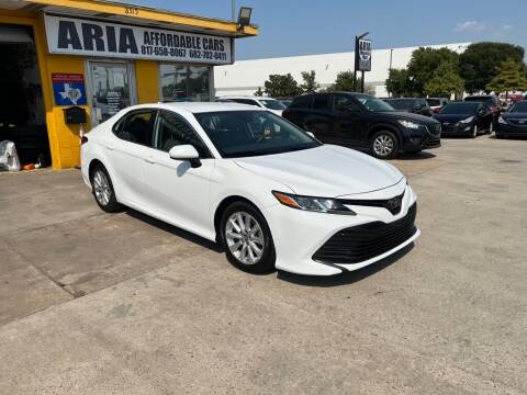 2020 Toyota Camry for sale at Aria Affordable Cars LLC in Arlington TX