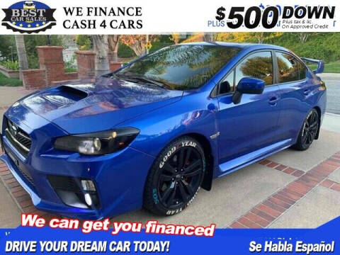 2017 Subaru WRX for sale at Best Car Sales in South Gate CA