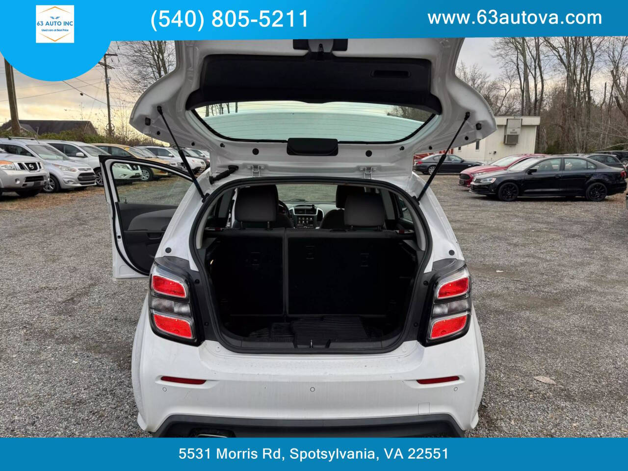 2019 Chevrolet Sonic for sale at 63 Auto Inc in Spotsylvania, VA