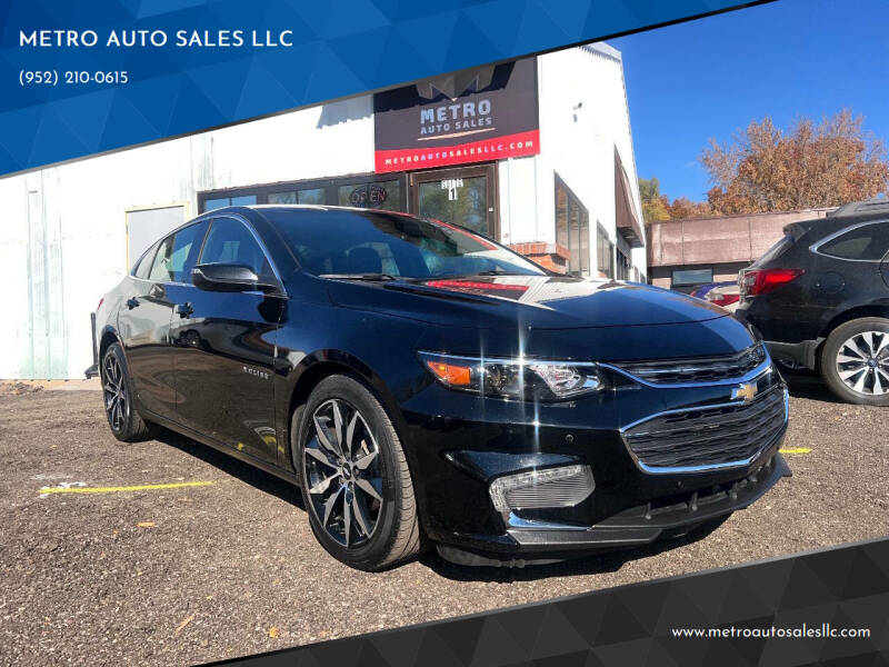 2018 Chevrolet Malibu for sale at METRO AUTO SALES LLC in Lino Lakes MN