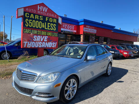2013 Mercedes-Benz C-Class for sale at HW Auto Wholesale in Norfolk VA