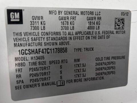 2012 Chevrolet Express 1500