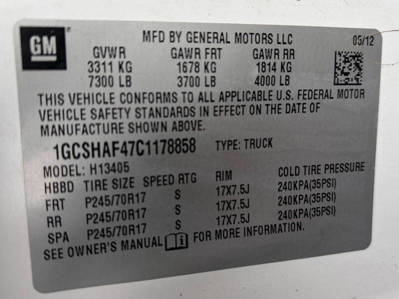 2012 Chevrolet Express 1500