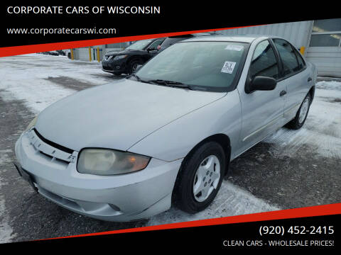 2004 Chevrolet Cavalier for sale at CORPORATE CARS OF WISCONSIN - DAVES AUTO SALES OF SHEBOYGAN in Sheboygan WI