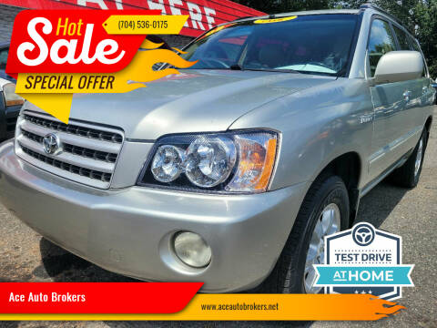 2003 Toyota Highlander for sale at Ace Auto Brokers in Charlotte NC
