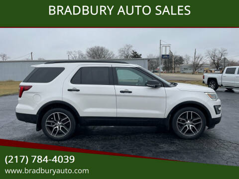 2016 Ford Explorer for sale at BRADBURY AUTO SALES in Gibson City IL