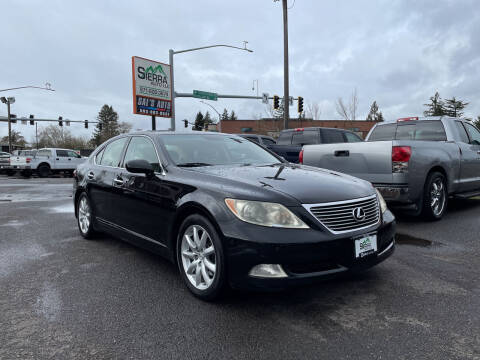 2008 Lexus LS 460 for sale at SIERRA AUTO LLC in Salem OR