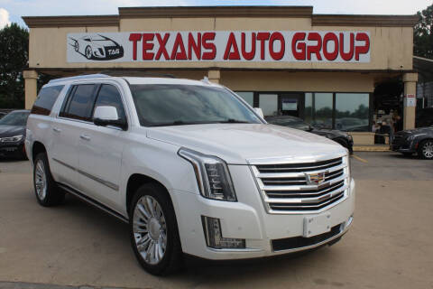 2017 Cadillac Escalade ESV for sale at Texans Auto Group in Spring TX