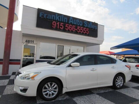 2015 Nissan Altima for sale at Franklin Auto Sales in El Paso TX