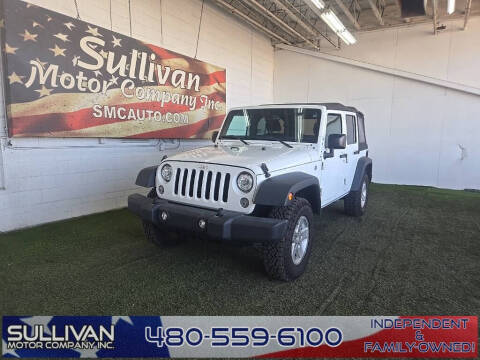 2017 Jeep Wrangler Unlimited for sale at SULLIVAN MOTOR COMPANY INC. in Mesa AZ