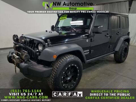 2015 Jeep Wrangler Unlimited for sale at NW Automotive Group in Cincinnati OH