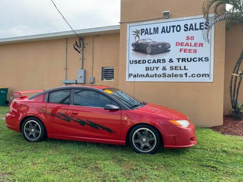 2006 Saturn Ion Red Line for sale at Palm Auto Sales in West Melbourne FL