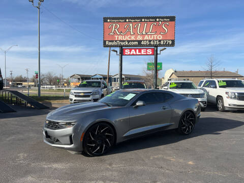2019 Chevrolet Camaro for sale at RAUL'S TRUCK & AUTO SALES, INC in Oklahoma City OK
