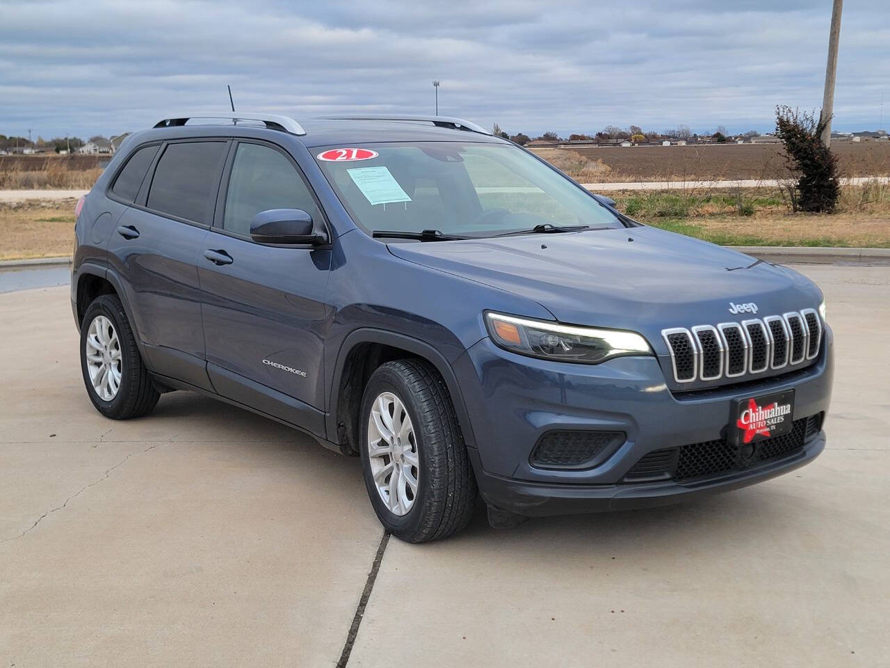 Blue 2021 Jeep Cherokee Latitude Latitude 4dr SUV 2