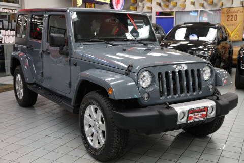 2014 Jeep Wrangler Unlimited for sale at Windy City Motors in Chicago IL