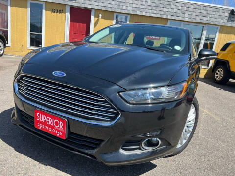 2016 Ford Fusion Hybrid for sale at Superior Auto Sales, LLC in Wheat Ridge CO