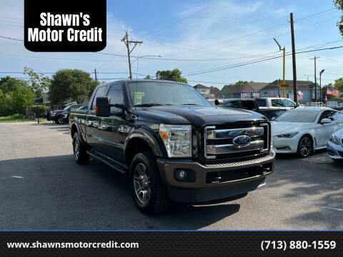 2016 Ford F-250 Super Duty for sale at Shawn's Motor Credit in Houston TX