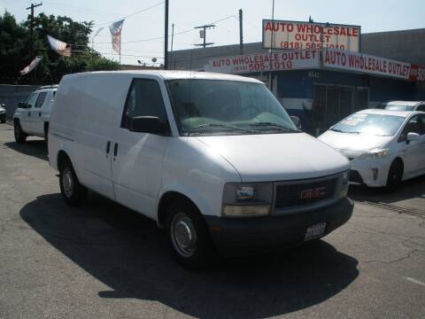 1997 GMC Safari for sale at AUTO WHOLESALE OUTLET in North Hollywood CA