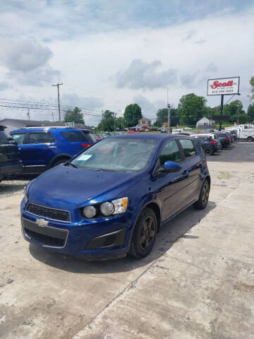 2013 Chevrolet Sonic for sale at Scott Sales & Service LLC in Brownstown IN