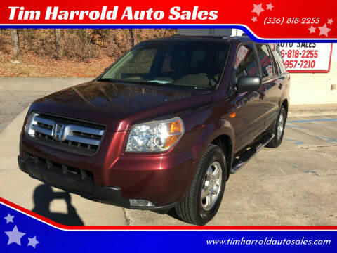 2008 Honda Pilot for sale at Tim Harrold Auto Sales in Wilkesboro NC