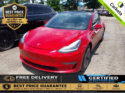 2021 Tesla Model 3 Standard Range Plus
