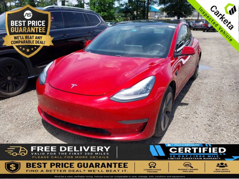 2021 Tesla Model 3 Standard Range Plus