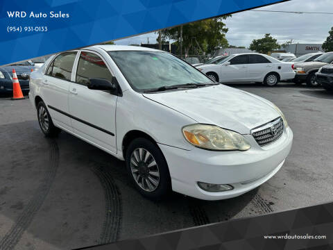 2008 Toyota Corolla for sale at WRD Auto Sales in Hollywood FL