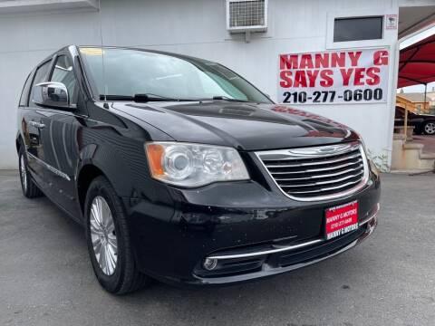 2014 Chrysler Town and Country for sale at Manny G Motors in San Antonio TX