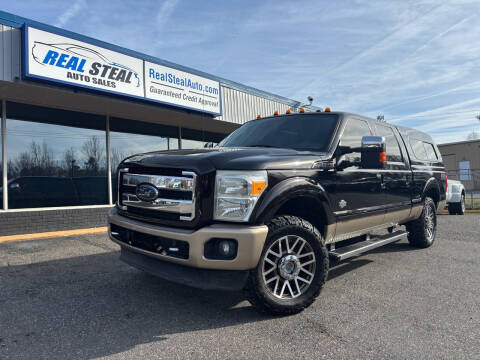 2013 Ford F-250 Super Duty for sale at Real Steal Auto Sales & Repair Inc in Gastonia NC