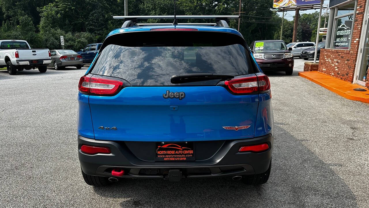 2017 Jeep Cherokee for sale at North Ridge Auto Center LLC in Madison, OH