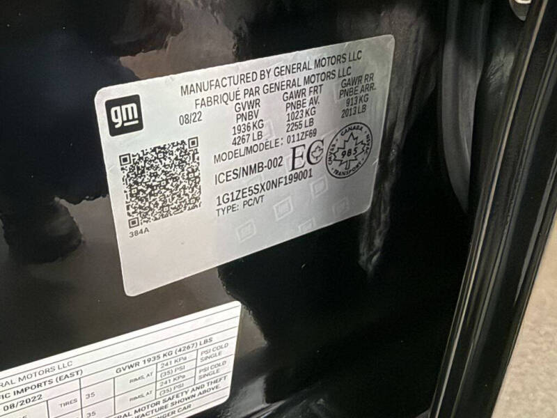 2022 Chevrolet Malibu Premier