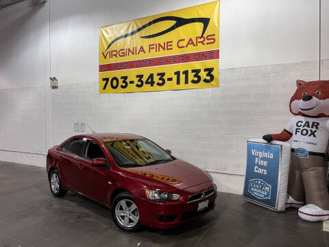 2008 Mitsubishi Lancer for sale at Virginia Fine Cars in Chantilly VA