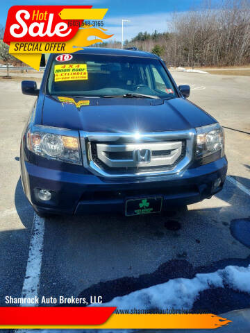 2010 Honda Pilot for sale at Shamrock Auto Brokers, LLC in Belmont NH