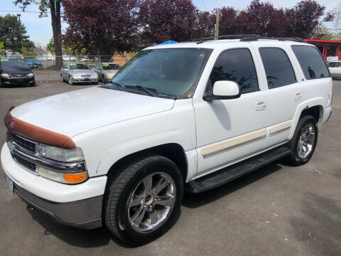 2004 Chevrolet Tahoe for sale at Blue Line Auto Group in Portland OR