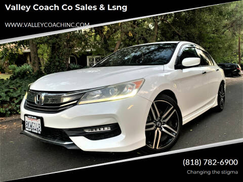 2016 Honda Accord for sale at Valley Coach Co Sales & Lsng in Van Nuys CA