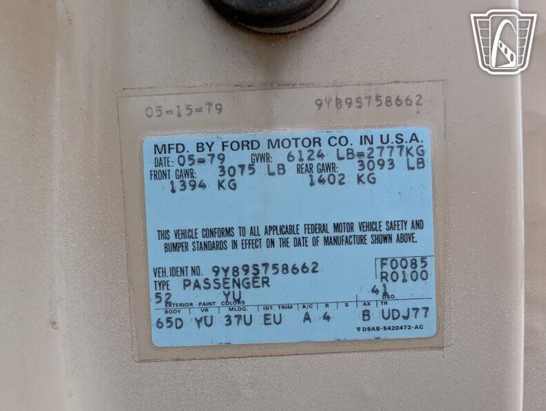 1979 Lincoln Continental