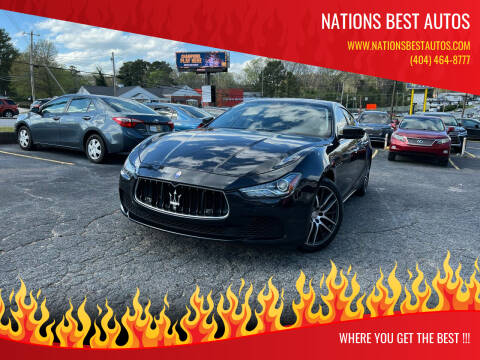 2017 Maserati Ghibli for sale at Nations Best Autos in Decatur GA