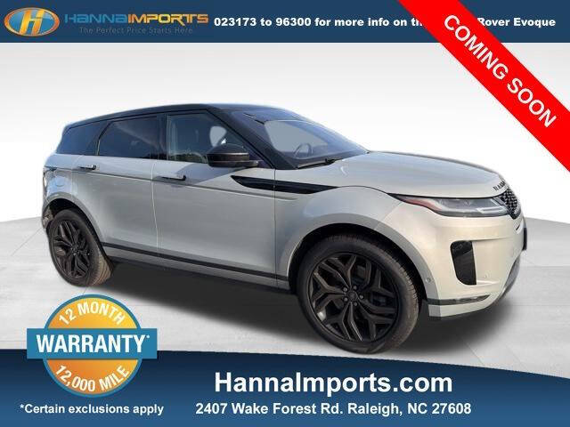 2020 Land Rover Range Rover Evoque SE