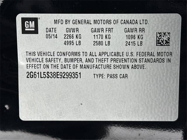 2014 Cadillac XTS 3.6L V6