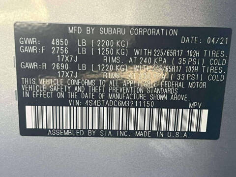 2021 Subaru Outback Premium