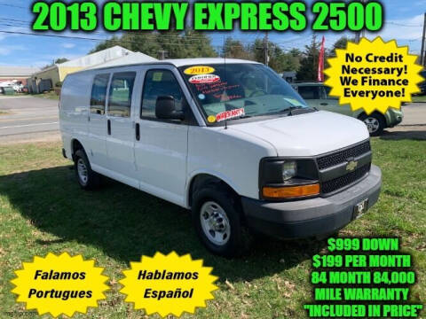 2013 Chevrolet Express for sale at D&D Auto Sales, LLC in Rowley MA