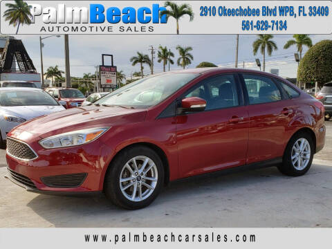 2016 Ford Focus for sale at Palm Beach Automotive Sales in West Palm Beach FL