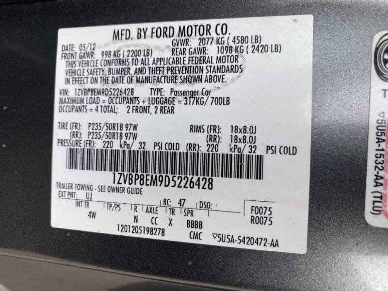 2013 Ford Mustang