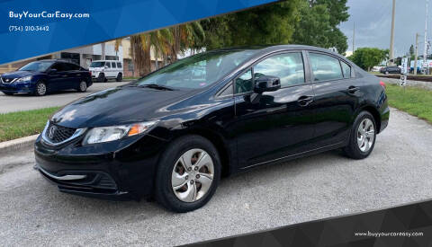 2013 Honda Civic for sale at BuyYourCarEasyllc.com in Hollywood FL