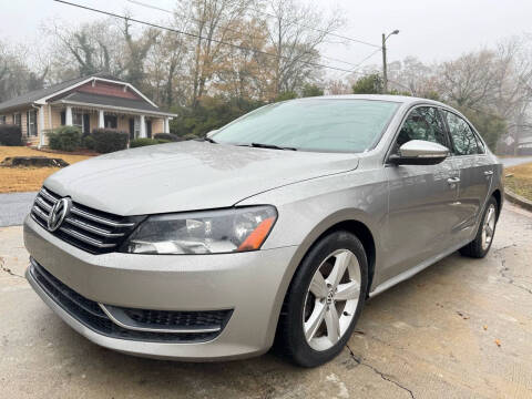 2012 Volkswagen Passat for sale at Cobb Luxury Cars in Marietta GA